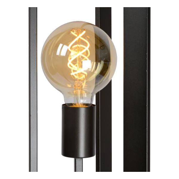 Lucide THOR - Lampadaire - 3xE27 - Fer gris - détail 4